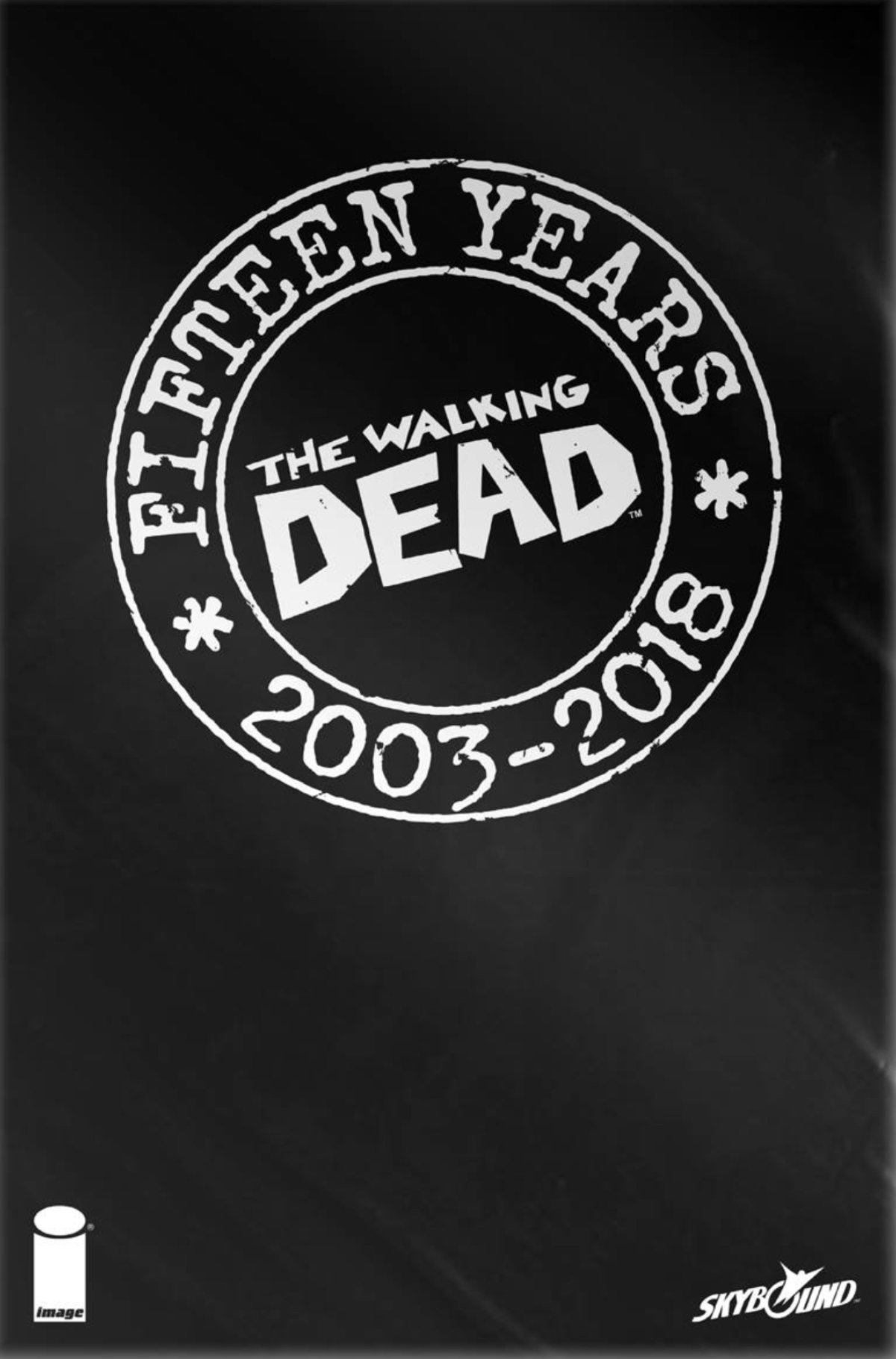 The Walking Dead 15th Anniversary #48 Regular Black /& White Color Virgin