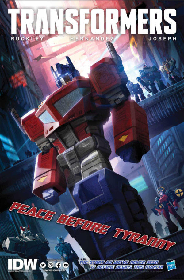 Discover the History of the Cybertron War in TRANSFORMERS #1 on 3/13