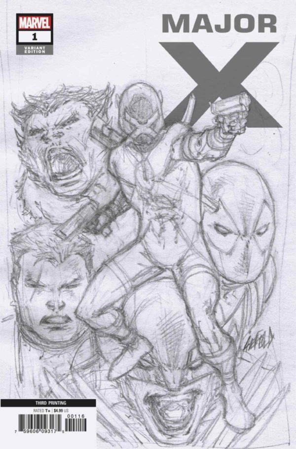 Major X #1 Third Printing Ratio Variant Available for Pre-Order